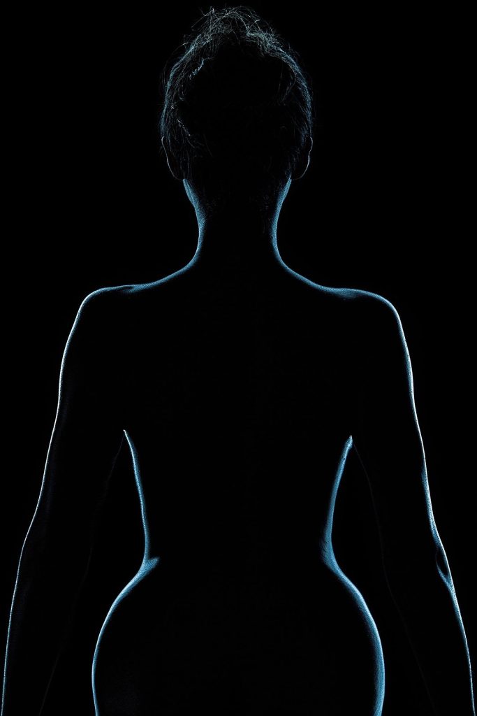 Silhouette of a woman